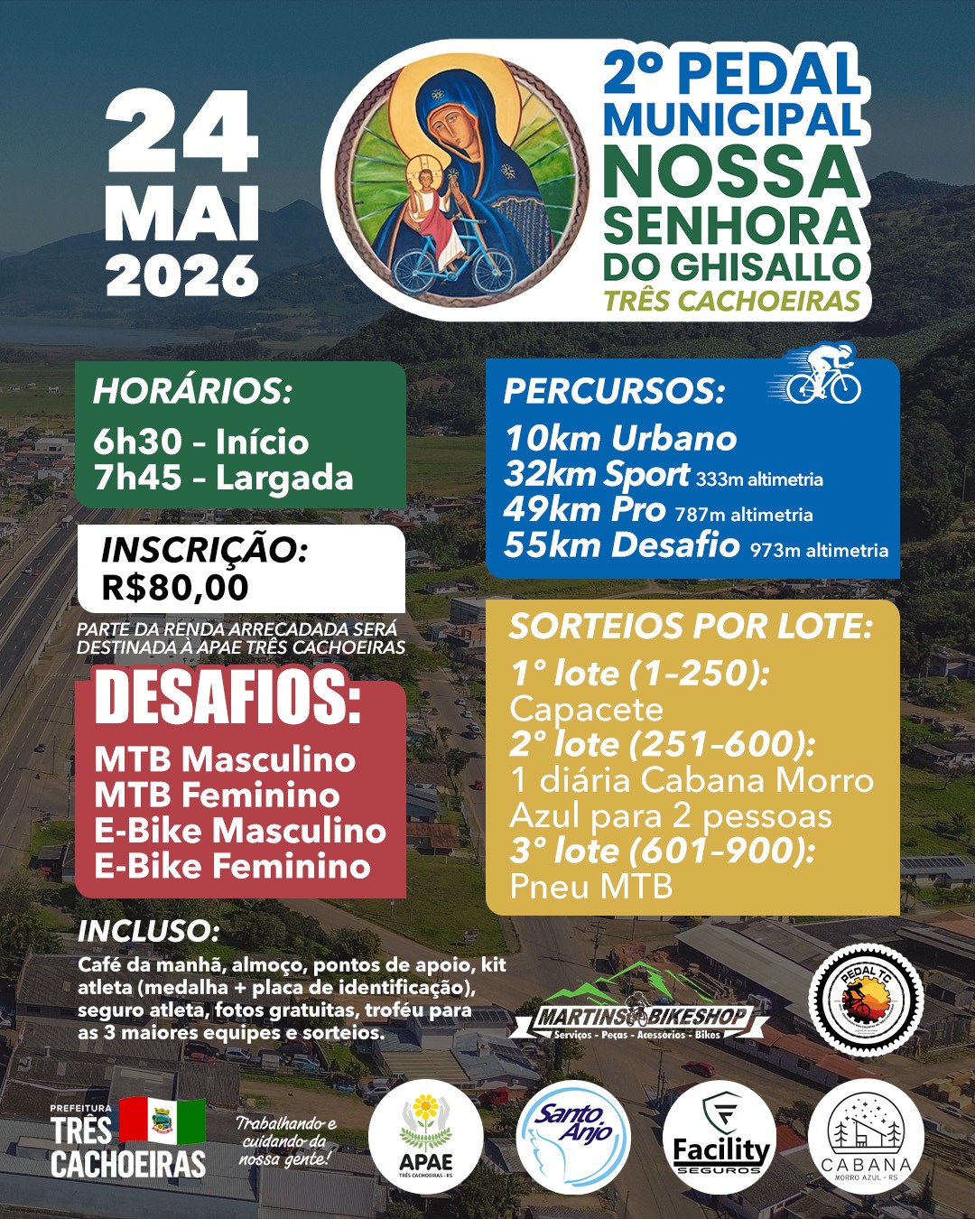 2º Pedal Municipal Nossa Senhora  do Ghisallo